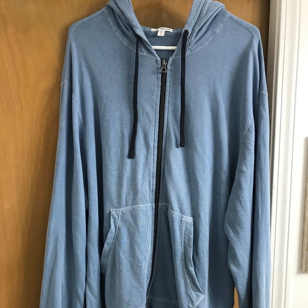 Designer James Perse Classic Cotton Hoodie XXL/Size 5